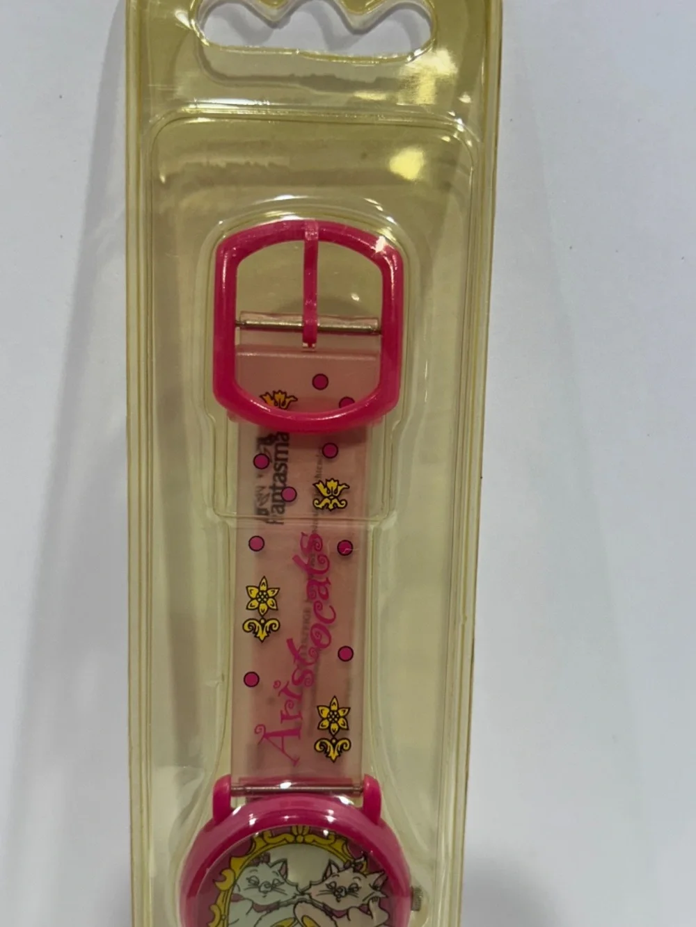 Aristocats Marie the cat/kitten Disneyana collectible watch DIGITAL PINK vintage